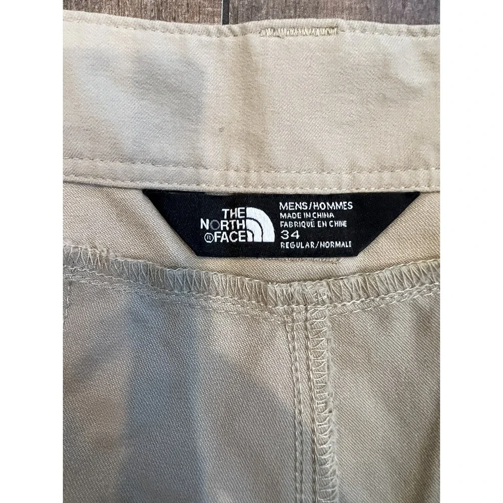 The North Face Mens Beige Hiking Outdoor Shorts‎ Size 34